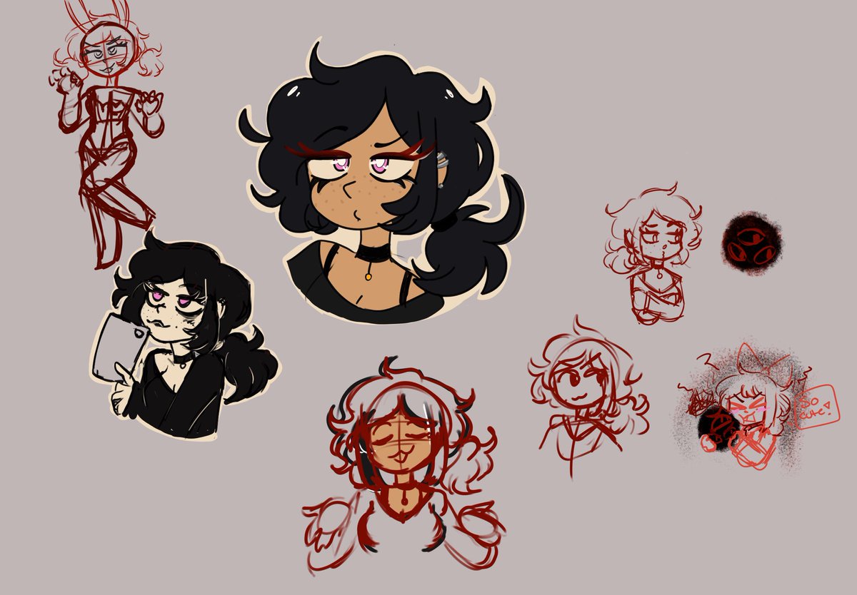 necroserabbit's tweet photo. old redraw n ash doodles… ill eventually post something complete….

#tcoaal https://t.co/1vbBXgR77A