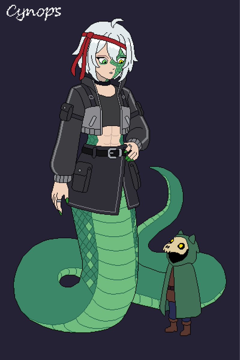 CynopsOfficial's tweet photo. VTuber VS Species🐍

… 
Patterns are hard to draw😔 https://t.co/7A8iLbzGFi