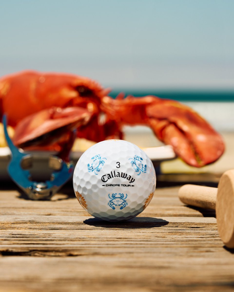 CallawayGolf's tweet photo. Tee up the charm of summers by the shore with our Limited-Edition Chrome Tour Coastal Summer golf balls 🦀 Featuring hand drawn seaside inspired designs, this is the perfect ball for the summer! 

https://t.co/N6KKumhFf6 https://t.co/J7s5ECJYxV
