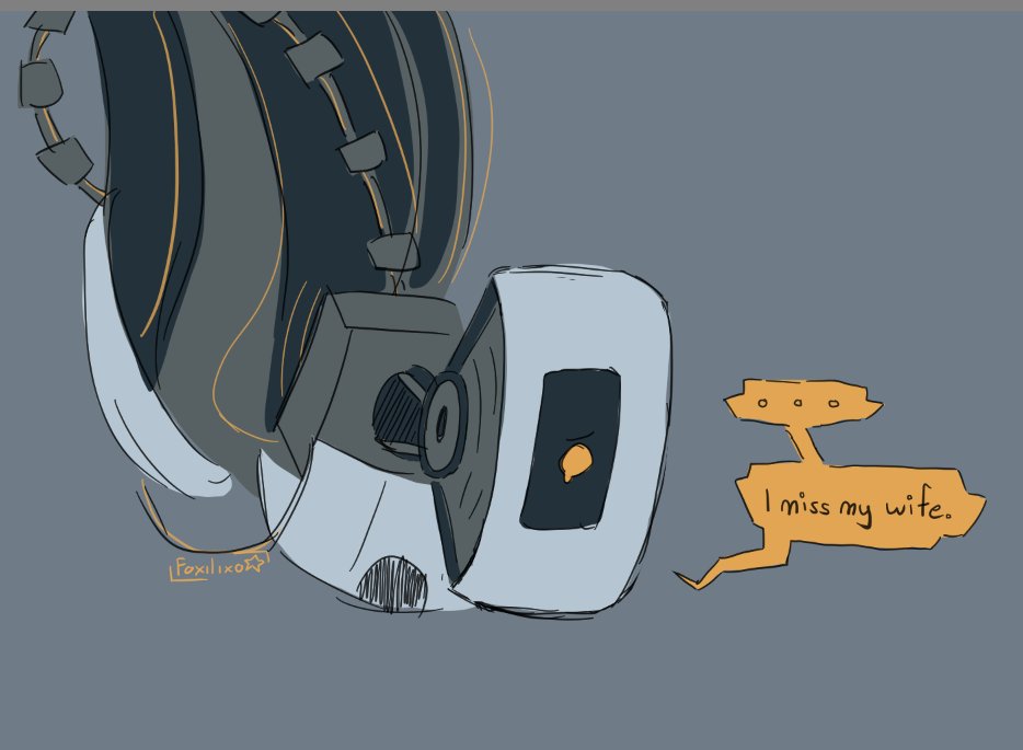 foxilixo's tweet photo. artfight is today chat
#portal #glados https://t.co/adSrh347fh