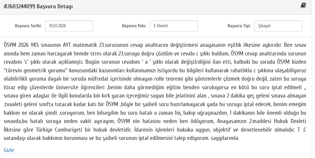 ektopik2's tweet photo. @edipuzen Cimere yazın arkadaşlar, bu zulme sessiz kalmayın,ösym adaylara hiç acımıyor, kılı kırk yarıyor ama kendi açık uçlu soru sorabiliyor, öyle olurmu? #ösym #cimer #meb https://t.co/SL94NxSoQh