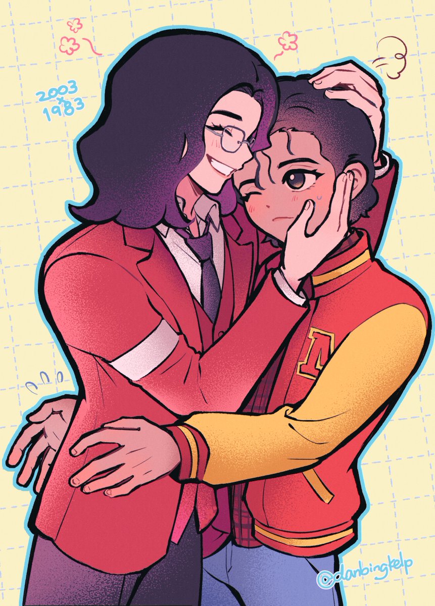 danbingkelp's tweet photo. #MJart 
👓2003 &amp; 1983🍊 https://t.co/t3uzt7nyEX