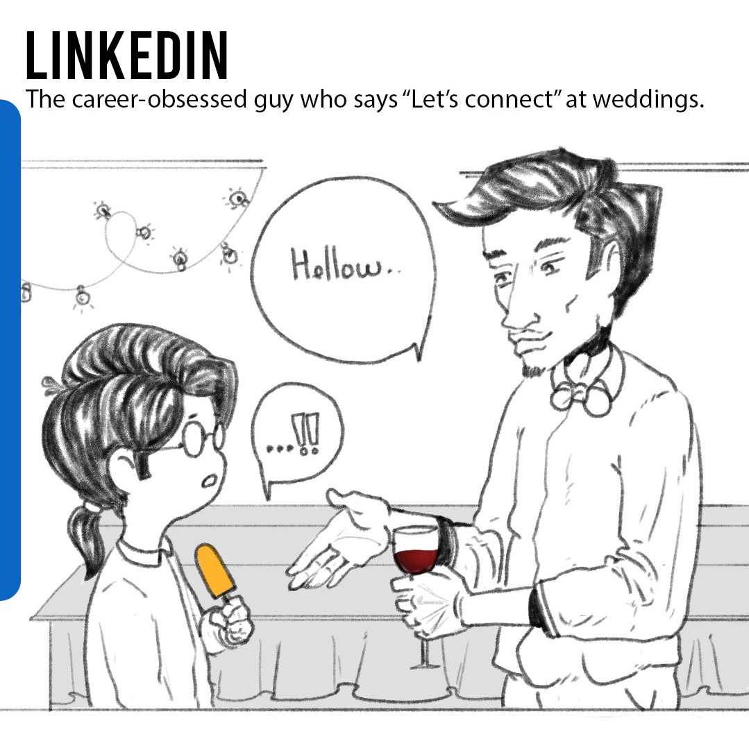 BiztalBox's tweet photo. The best brands don't just have logos they have personalities.

That's why it's so easy to imagine LinkedIn as the friend who treats every conversation like a networking event and somehow says, "Let's connect," at a wedding. 💼😂

#LinkedIn #BrandPersonality #Marketing #Branding https://t.co/K05jtyHFf9