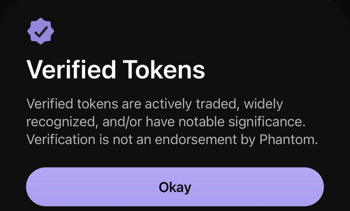 DeltaXtc's tweet photo. $WEF now verified on @phantom https://t.co/ZDonde2UNg
