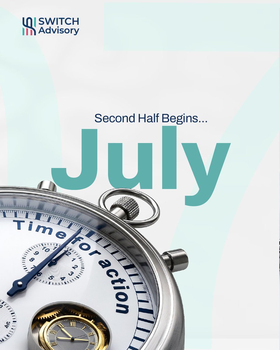 switchadvisory's tweet photo. The second half begins. So does your next opportunity to make change measurable.

Happy July. Let's build reforms that last. https://t.co/CKPGHf8VmO