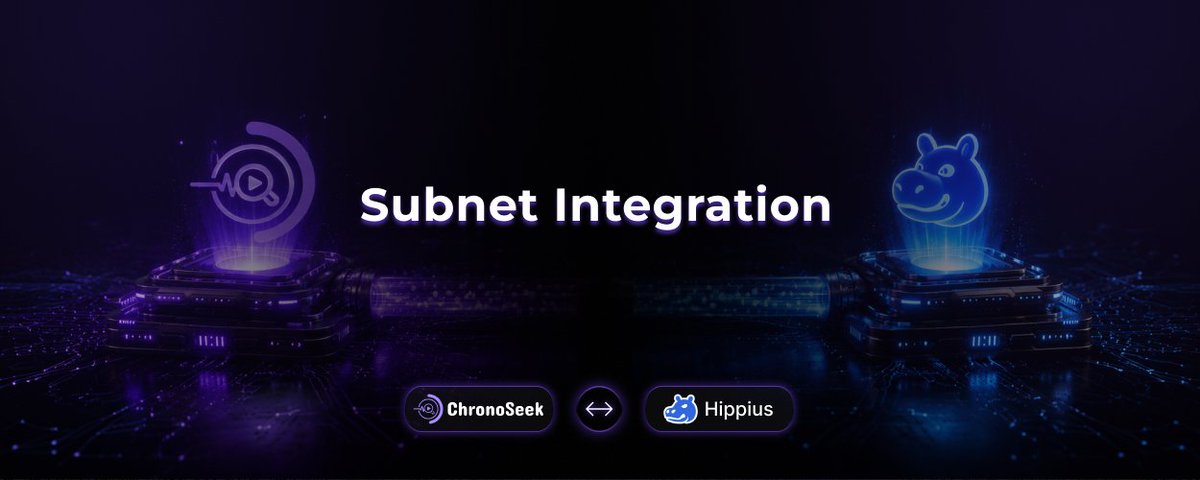 creativeessenx's tweet photo. @ChronoSeek is now integrated with @hippius_subnet 

This is our first subnet-to-subnet integration on @bittensor, with more on the way.

Why this matters:

Instead of exposing original dataset URLs, validators now upload transformed synthetic task videos to Hippius. Miners only receive the Hippius-hosted artefacts, making it significantly harder to infer where tasks originated from.

This adds another layer to our anti-gaming pipeline while keeping the miner-facing API unchanged.

A huge thank you to @mast3rdubs @mogmachine  for their support throughout the integration.

Next up: @chutes_ai and @vidaio_ . We’re excited to continue building a more connected Bittensor ecosystem, one integration at a time. 🚀