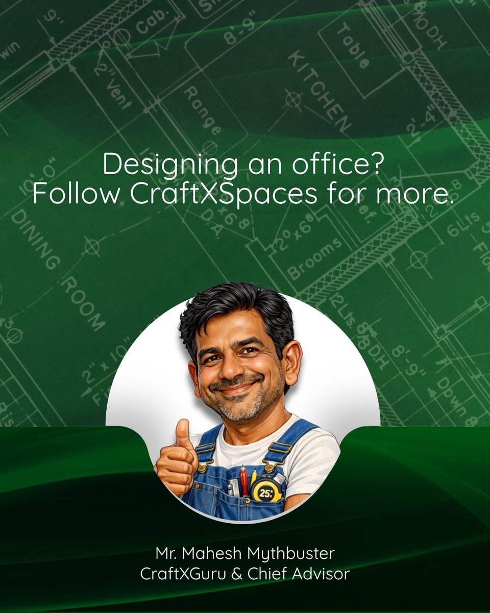 CraftxSpaces's tweet photo. Not every office fit-out takes forever.
Bad planning does.
Follow CraftXSpaces for more about commercial spaces.
#CraftXSpaces #Bangalore #CommercialDesign #OfficeFitout #OfficeDesign https://t.co/3omjwyogu6