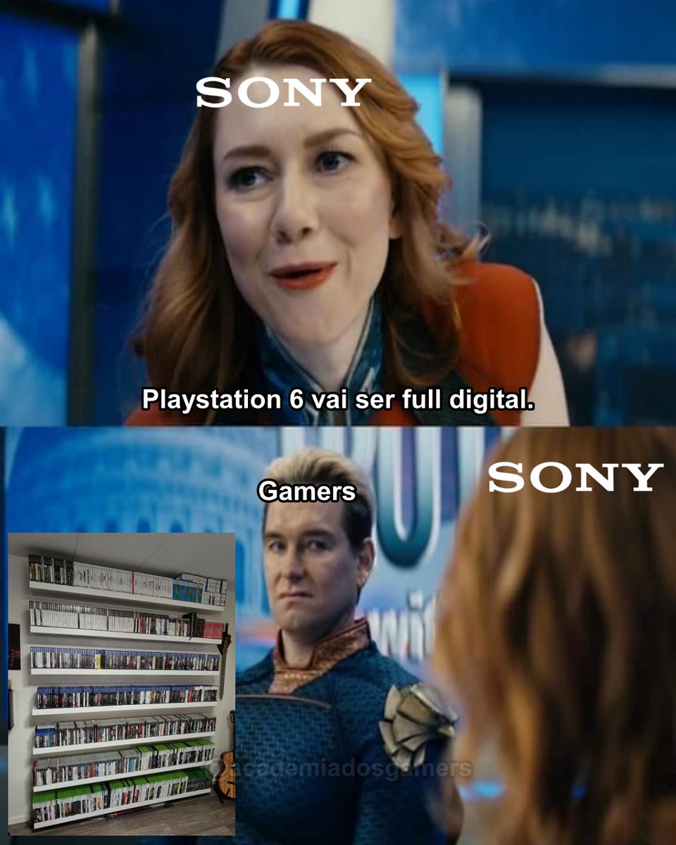 academiadgamers's tweet photo. -Próxima geração full digital
-Jogos por R$ 500+ na versão base 
-Serviços de assinatura com aumentos constantes
-Preço da próxima geração de consoles 6K+
-Sem Retrocompatibilidade com jogos físicos 
-O jogo não pertence ao jogador de uma vez por todas https://t.co/M3YodH6jYZ