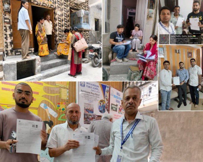 CeodelhiOffice's tweet photo. Door-to-door distribution of Enumeration Forms is being carried out across District South East under the Special Intensive Revision (SIR) 2026 to facilitate smooth and accurate voter verification. Residents are requested to cooperate with BLOs and complete the process in time.

#SIR2026 #SpecialIntensiveRevision #SouthEastDelhi
@ECISVEEP