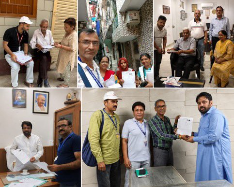 CeodelhiOffice's tweet photo. Door-to-door distribution of Enumeration Forms is being carried out across District South East under the Special Intensive Revision (SIR) 2026 to facilitate smooth and accurate voter verification. Residents are requested to cooperate with BLOs and complete the process in time.

#SIR2026 #SpecialIntensiveRevision #SouthEastDelhi
@ECISVEEP