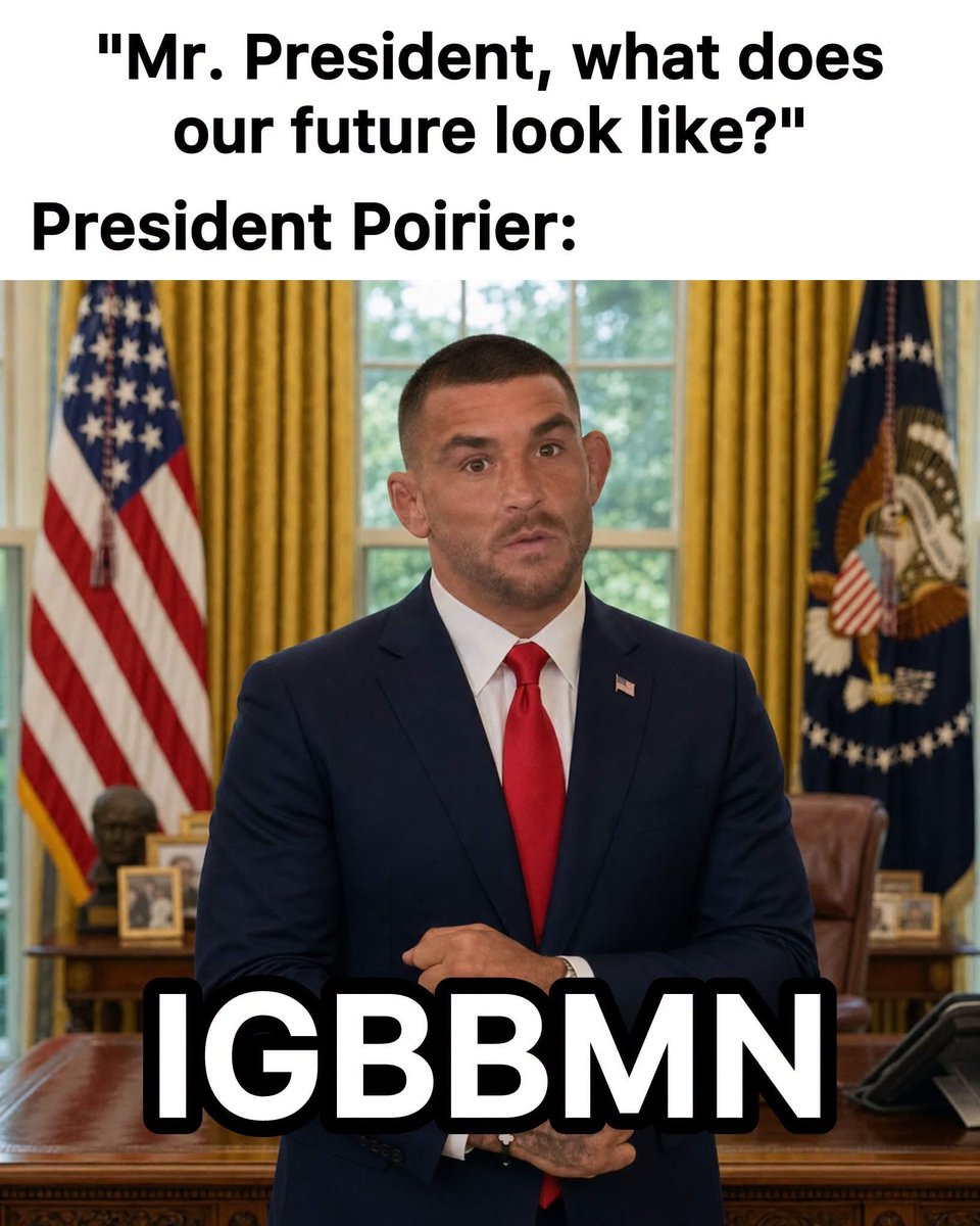 SmeshTalk's tweet photo. The last Poirier meme, I promise 😂 https://t.co/au7qN8cRHT