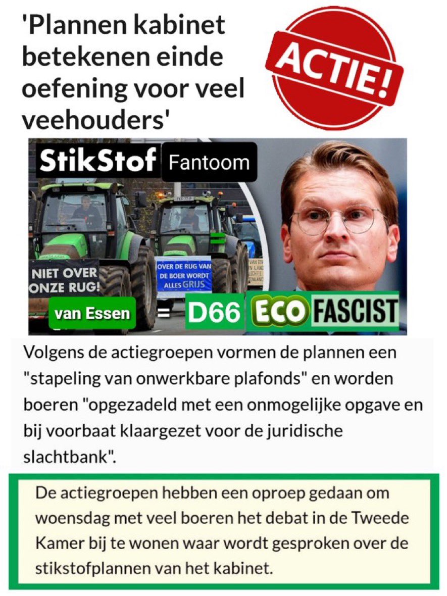 agtmael_mieke's tweet photo. Deze enge extreemlinkse domme lepe Teef is tenenkrommend! 
‘n Stasi-KampLeidster 
‘n Onbeschoft D66 - DWEIL!
‘n #WEFdienendRepTiel 
Een voorzitterschap onwaardig type!

Ook
Zij @wiepau @D66 houdt DE STIKSTOF HOAX in stand….

HOE GOOR WIL JE HET HEBBEN! https://t.co/fcDiovcCx4