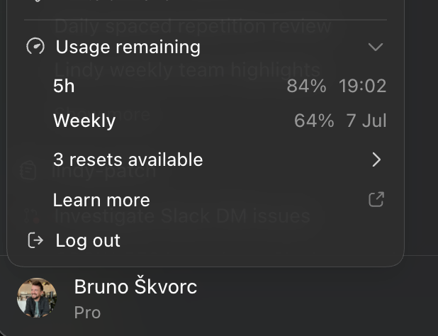 swader's tweet photo. "we couldn't find any issues"

I used to be unable to spend my Codex limit weekly. Same workload.

Now I spent 36% of my weekly in less than 1 day? Ok sure. https://t.co/Vmnlo2QxBO