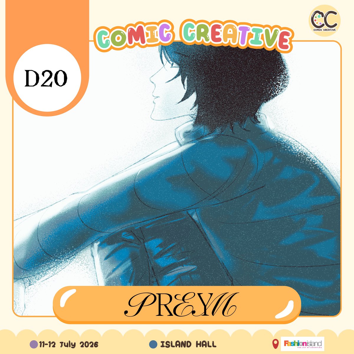 PREYM169's tweet photo. เดือนนี้เจอกัน D20 #CC1 #ComicCreative ค่าา ✨ https://t.co/1O7aI5O3VN