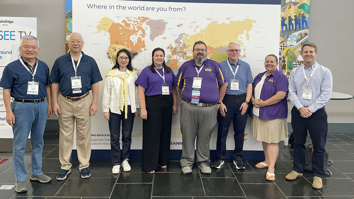 ECUCET's tweet photo. Nine of our faculty members attended the American Society for Engineering Education annual conference in Charlotte. Some presented papers while others served as expert panelists during the conference’s breakout sessions. https://t.co/lywqdveZoP