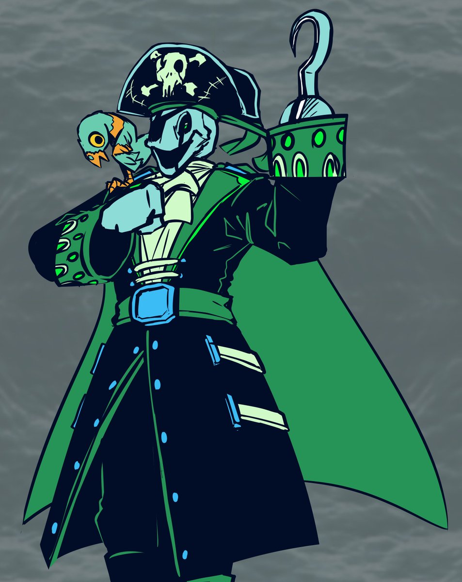 LeanaLeabian's tweet photo. ALWAYS BET ON CAPTAIN WEIRD DEARD (inspiration taken from @/B3arzandoyeah's Pirate Gaster cause it's really good) https://t.co/arXPJ4YO34