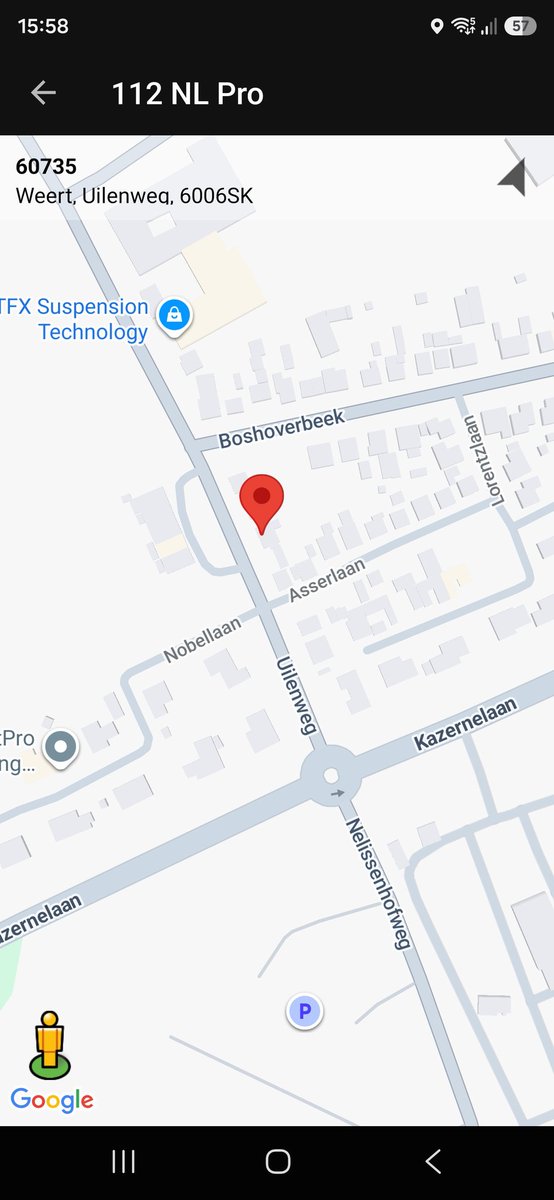 Ambulance met prioriteit 1 naar noodgeval op Uilenweg in Weert