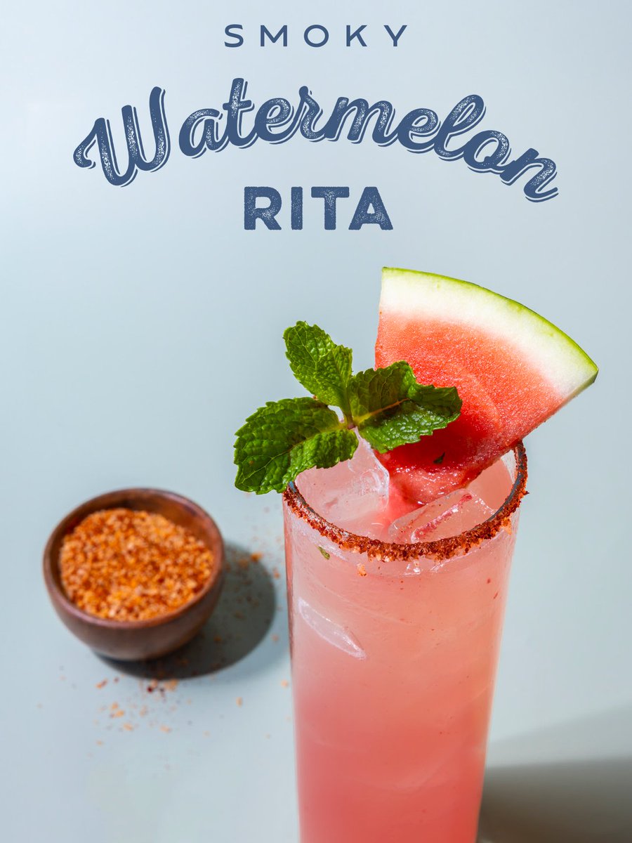 PappasDeltaBlue's tweet photo. Summer is in full swing, which is a perfect time to sip on our July Drink of the Month: Smoky Watermelon Rita! 🍹 https://t.co/mIJoKKxGeh