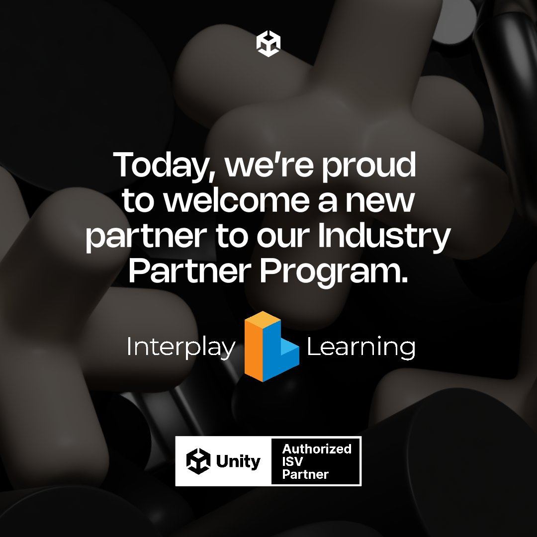 unity's tweet photo. Big news for the future of skilled trades! 🛠��

We are thrilled to welcome @InterplayLearn to the Unity Industry Partner Program as a leader in immersive skilled trades training, helping organizations build job-ready talent through online, 3D, and VR-based learning experiences.

By combining Unity’s real-time 3D tech with Interplay’s expert training, we are making it faster, safer, and more accessible for organizations to build job-ready workforces in HVAC, plumbing, electrical, and facilities maintenance.

What this means for industries & educators:
✅ Scalable Training: Hands-on, interactive 3D and VR simulations.
✅ Real-World Results: Faster skill acquisition and improved on-the-job performance.
✅ Learn Anywhere: Accessible, expert-led courses available anytime.

Together, we’re bridging the talent gap and redefining vocational training for a digital-first world 

👉 Learn more about our Partner Program: https://t.co/8e1k6qXLAw
👉 Interplay Learning: https://t.co/CP6GH65pHD