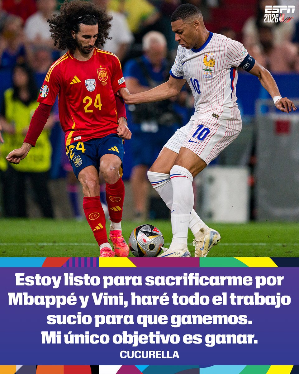 ESPNDeportes's tweet photo. Cucrella entiende el sacrificio que implica estar en esa posición. 👀 https://t.co/3dMv7cPC6R
