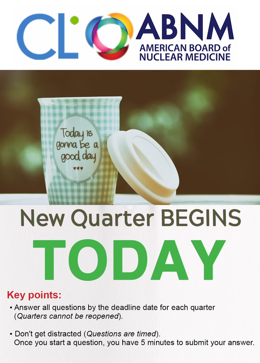 ABNM's tweet photo. ABNM CertLink Assessment ® – New Quarter Begins TODAY, July 1st! Please mark your calendar and/or set a phone reminder to log into the MyCertLink platform page https://t.co/I0soY4Bni3 and begin your assessment. https://t.co/9rrQLUZIEX