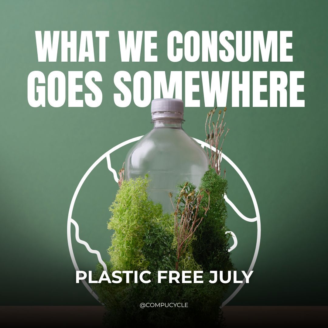 CompuCycle's tweet photo. Every material has a next step. The question is whether anyone planned for it.
Happy Plastic Free July from CompuCycle — where end of life is just the beginning of accountability.
#PlasticFreeJuly #ITAD https://t.co/7BeKOoTUWM