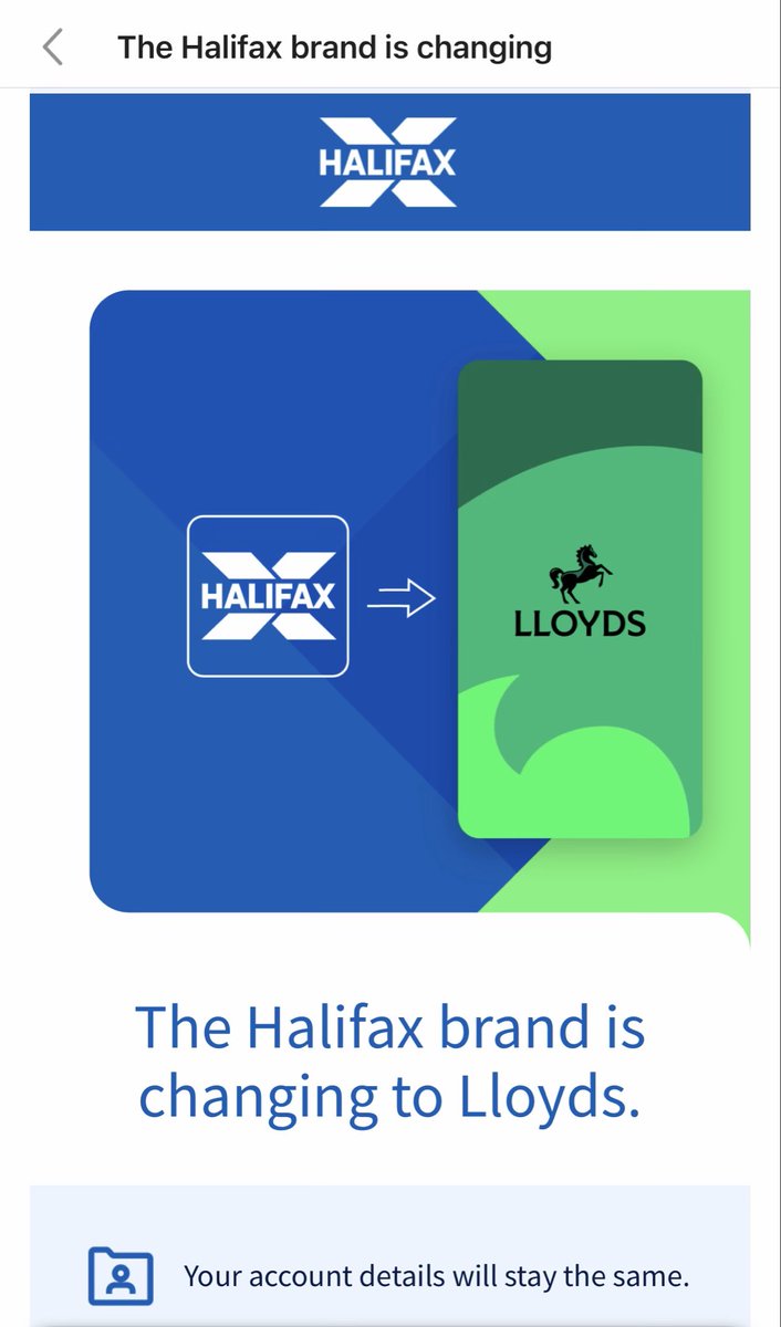 watchfulsky's tweet photo. @kennardmatt @LloydsBank Bad timing @HalifaxBank to remind your customers that you’re the same as @LloydsBank. https://t.co/0H41hZZRvn