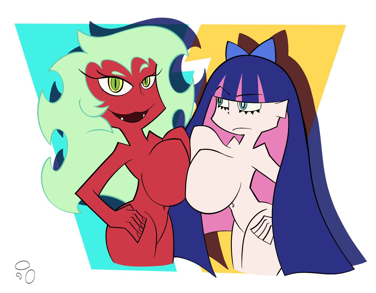 DarkEcoGoo's tweet photo. Scanty x Stocking https://t.co/trqPcQZczs