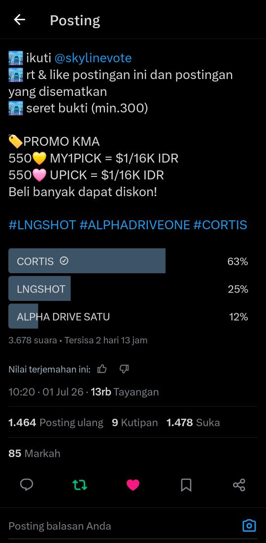 iyadehdiem's tweet photo. @skylinevote #CORTIS https://t.co/jsw7u1rsHk