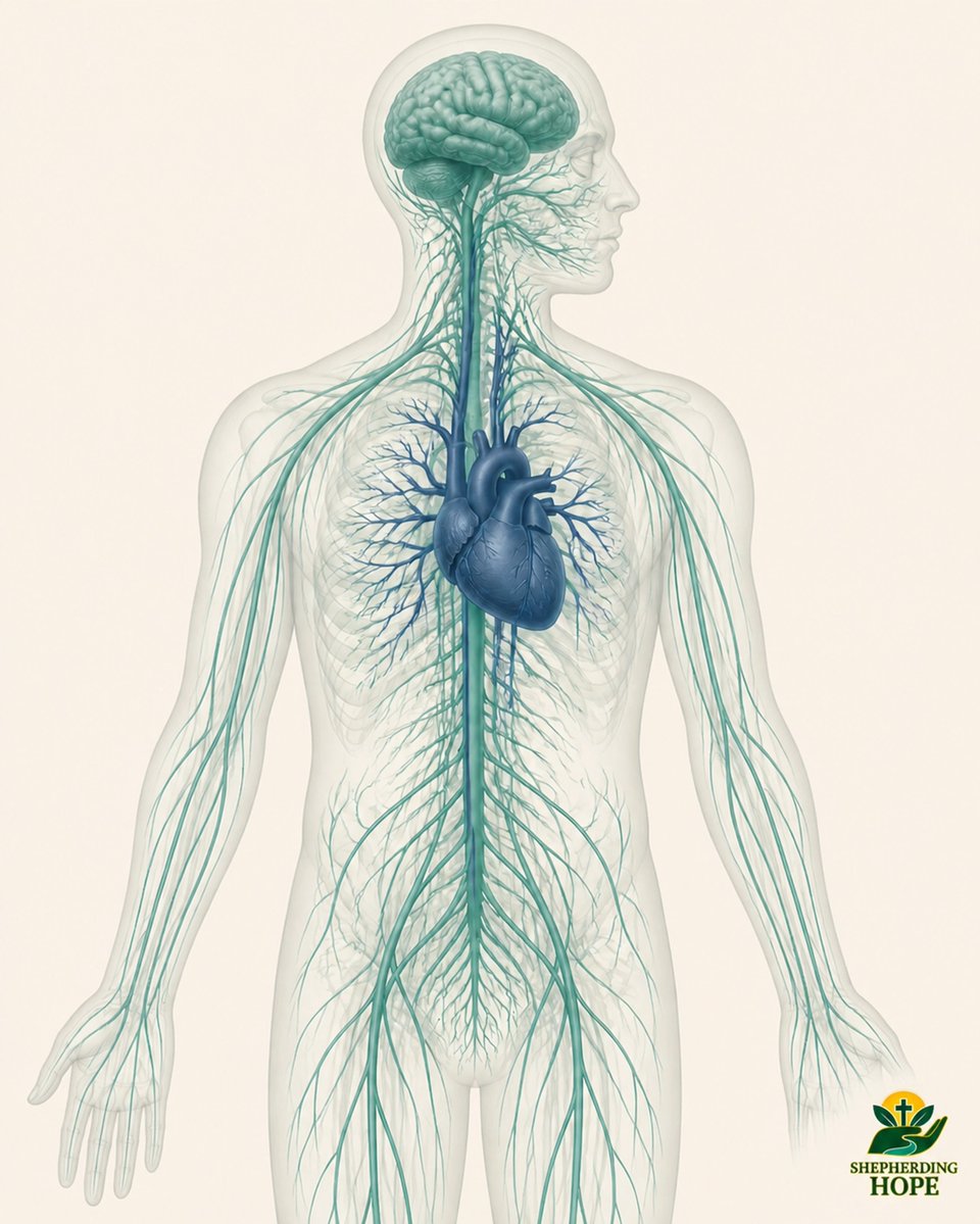 ShepherdingHope's tweet photo. PTSD isn't a feeling. It's a biological tax aging your organs. For Redstone professionals, therapy is preventative maintenance for the physical body. Start a 15-minute Clarity Call at https://t.co/93MIuVILvY. Serving Huntsville and New Hope, AL. #Telehealth https://t.co/XlC9OdY63C