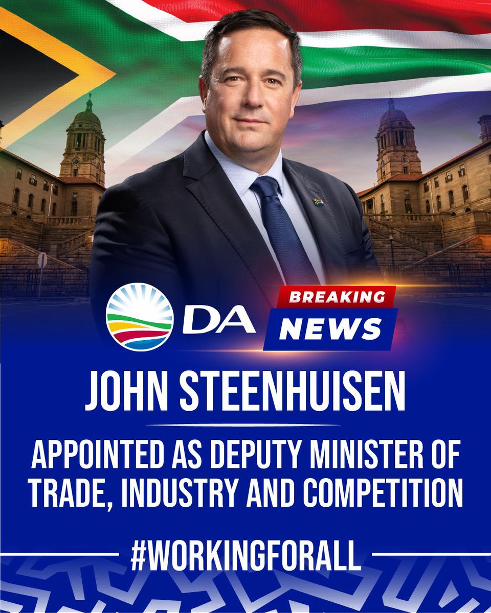🇿🇦 Today, the DA's new National Executive representatives were sworn in ...