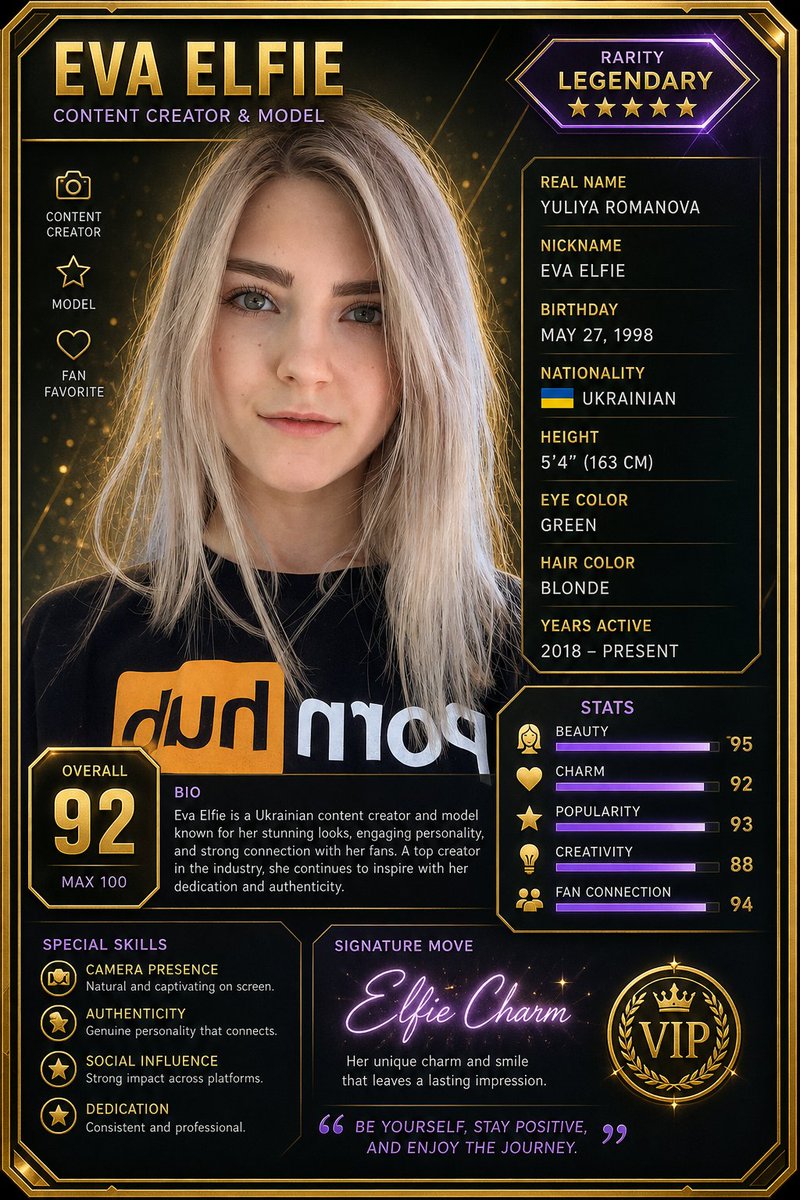 modelhub_prn's tweet photo. Eva Elfie: ⭐️⭐️⭐️⭐️⭐️ https://t.co/TovFVT4uUB