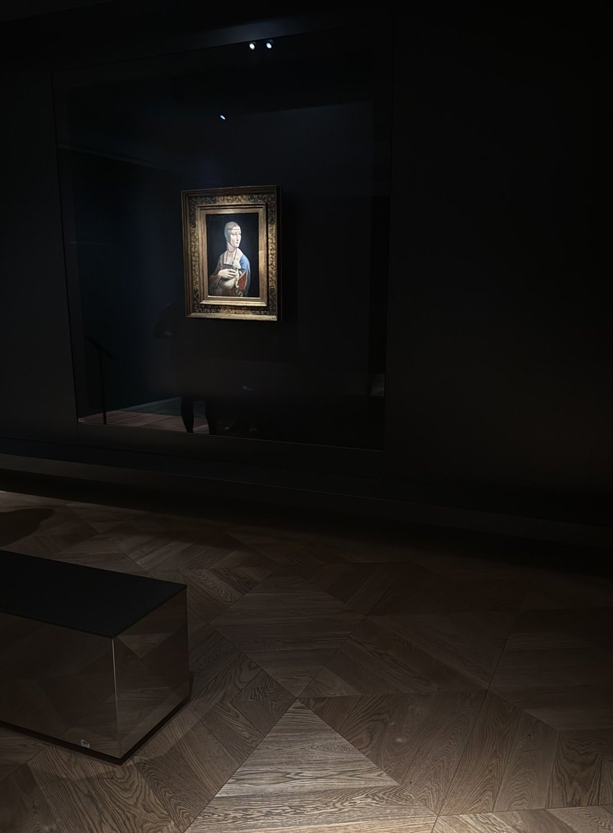 MilovanCavor's tweet photo. La salle de la Dame à l’hermine au musée Czartoryski à Cracovie: à couper le souffle ! https://t.co/ie9lFndvcB