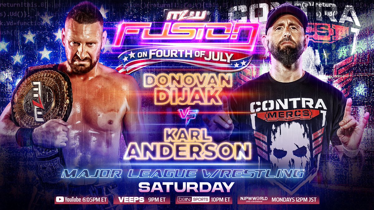 MLW's tweet photo. Anderson and The Good Brothers have been locked in a bitter feud over the MLW World Tag Team Championship, but Dijak has more than one fight on his hands.

Read more: https://t.co/FLbPbzqSw4 https://t.co/1ul1onLolF