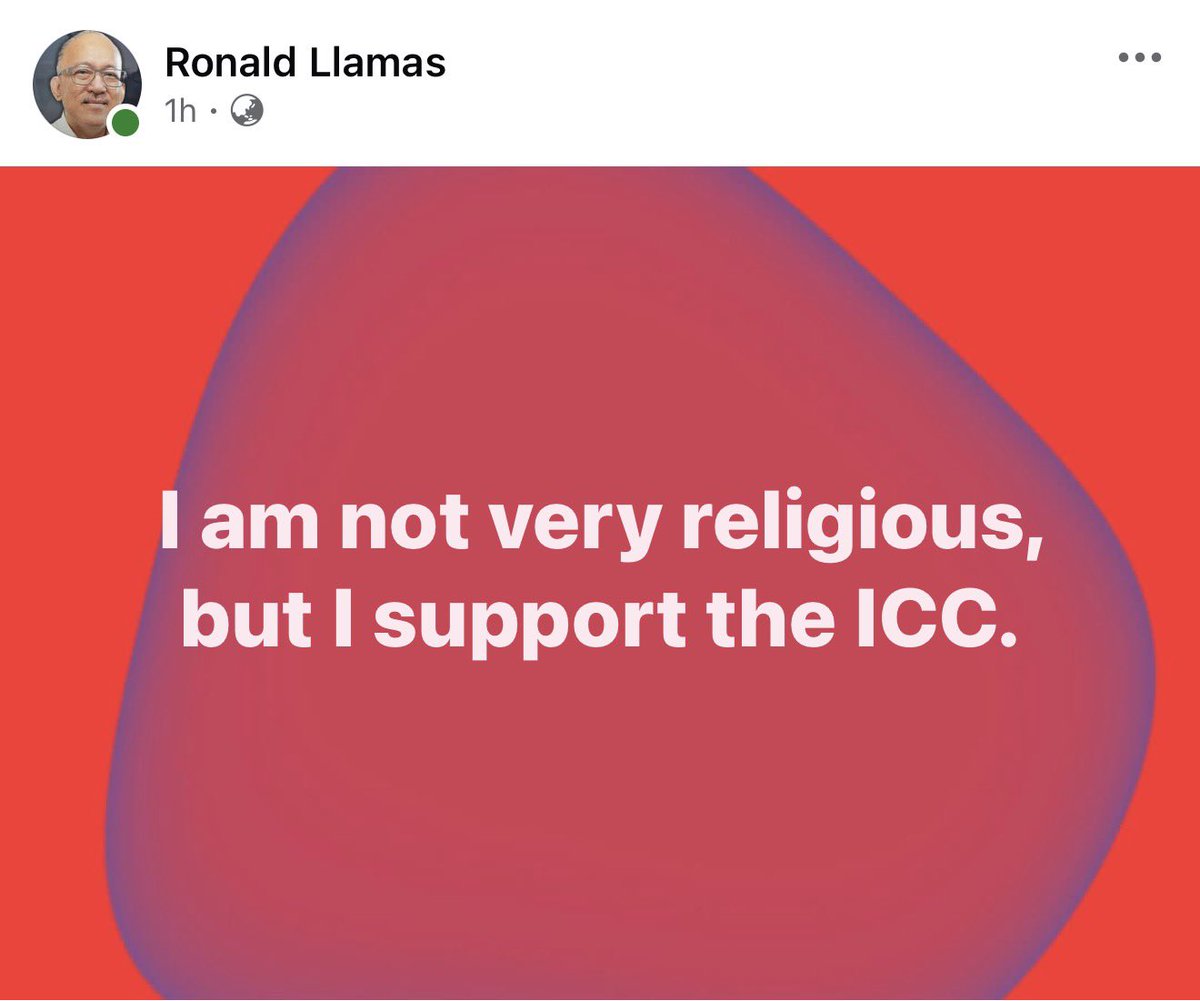 jesusfalcis's tweet photo. I am Catholic but I support the ICC.

😇 https://t.co/KvH9gppTs6