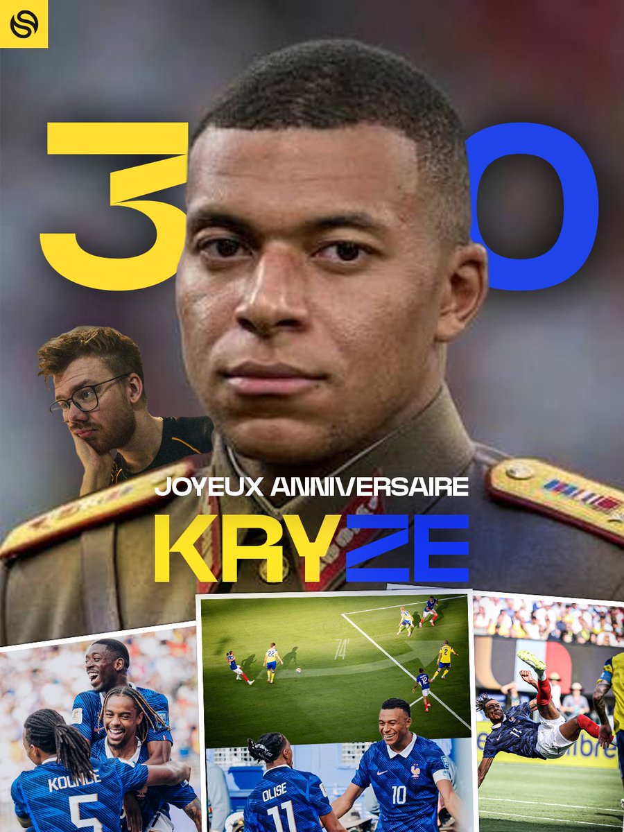 SolaryTV's tweet photo. 3⃣ ans sous nos couleurs - 0⃣ déception  

Joyeux anniversaire @KryzeLoL on te souhaite une magnifique journée 🙂🇸🇪 https://t.co/2TfcUM3CAb