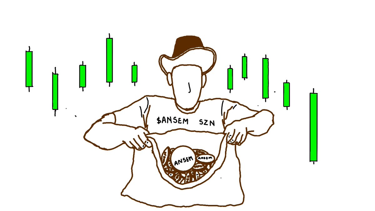 Deepthinker321's tweet photo. Ep4 of bullposting $ANSEM till 10b MCAP

Going to be posting my personal artwork each time.

"Your main bag should be $ANSEM , blasted to 130m in just few hours. 1billion is coded, GREEN CANDLES ONLY "

10Billion is inevitable 

@blknoiz06 come bless my bags with some $ANSEM https://t.co/FgdDadlgth