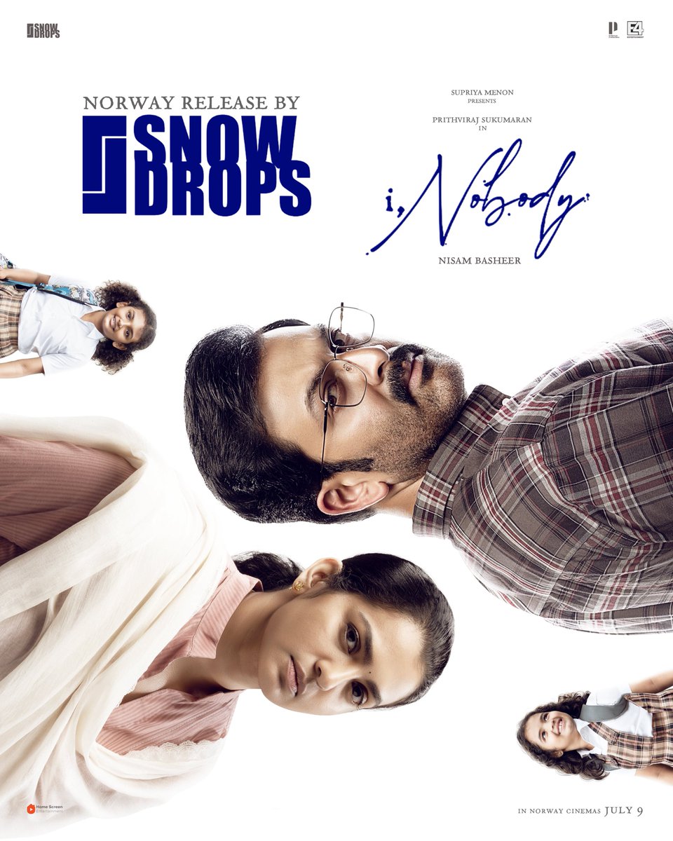 aravind_ravind's tweet photo. The mystery unfolds. 👤 #INobody releases in Norway cinemas from JULY 9. Bookings open soon! 🎟️✨ 

Grand Norway release by @SnowdropsAs 🇳🇴

@PrithviOfficial @parvatweets #SupriyaMenon #NisamBasheer #MukeshRMehta @cvsarathi @jakes_bejoy @PrithvirajProd @E4Emovies @homescreenent https://t.co/V8NfBCgVfE