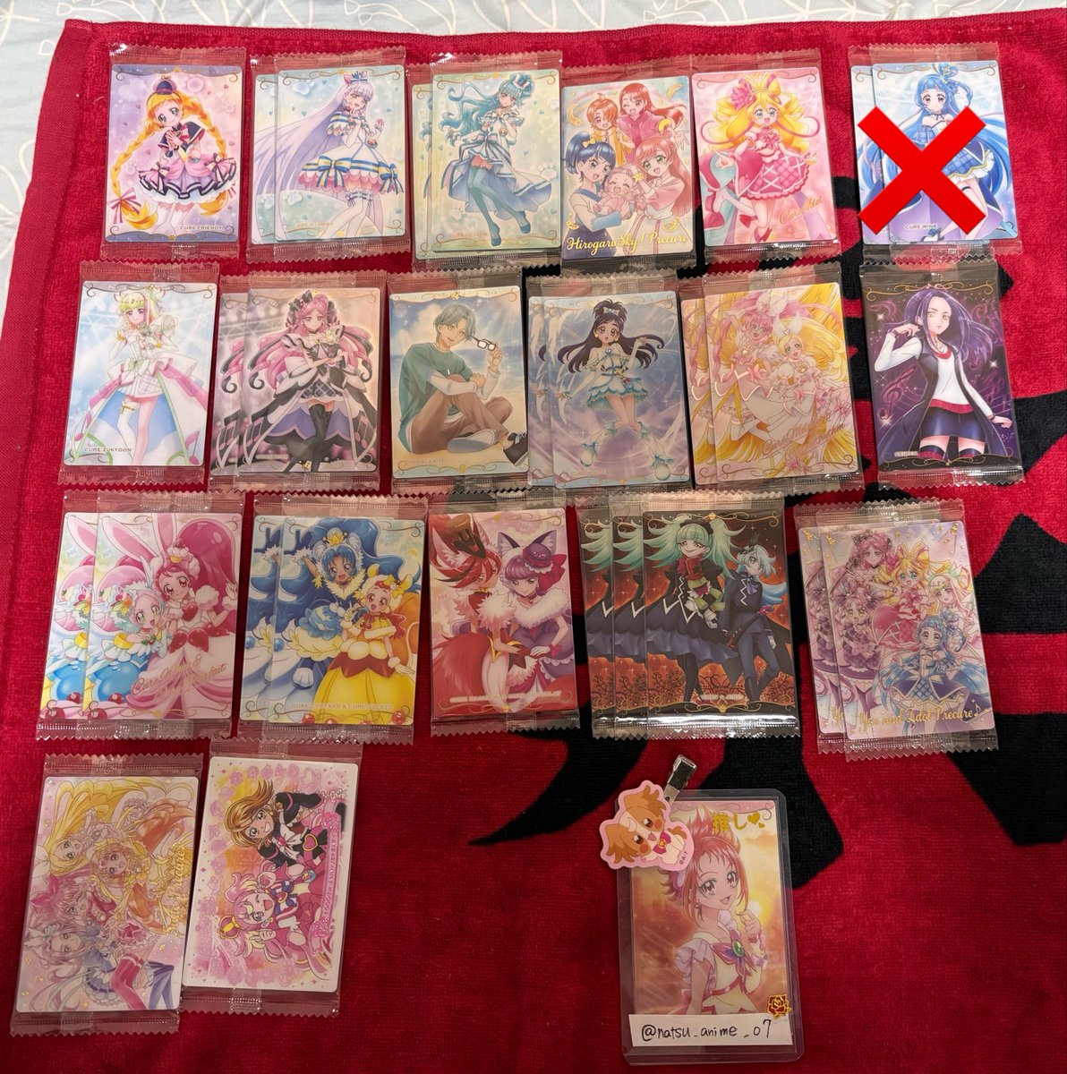 natsu_anime_07's tweet photo. 【交換/仮約束】名探偵プリキュア プリキュア ウエハース ウエハース13

譲：画像1＋過去弾2〜5

求：ルージュ、ドリーム
＞5集合、ワンダフル、初代妖精
画像6.7(👑＞💖＞無印＞🤍)

店頭で3BOX↑購入予定
郵送or都内手渡し
検索よりお気軽にお声かけください https://t.co/fJwVZFVtrL