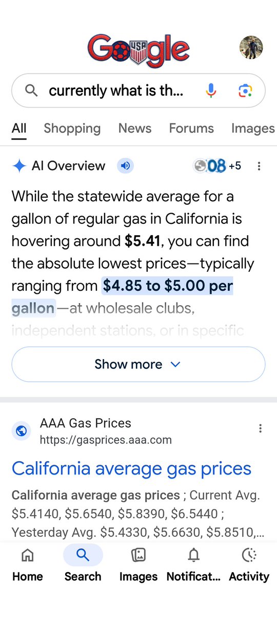 MICHAELGLEWIS4's tweet photo. @mallen20243 @SenAdamSchiff This is another example of Mega maggots' IQs below 80. Legends of their own mind have a high school education or less. Dumber than a rock. You're coming up with  F propaganda. You can get gasoline as low as 4.85 a gallon in California. Stop your f****** lying. https://t.co/OR7KmSqK7M