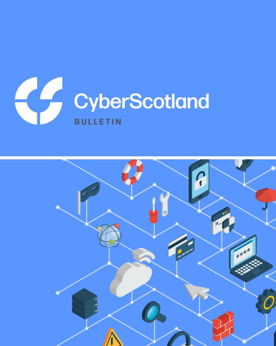 CyberResScot's tweet photo. Catch up on the June CyberScotland Bulletin: https://t.co/oDhF8tIouO 🔐

This month's round-up includes highlights from CyberUK, our Boost Your Business campaign and wider fraud and cyber updates from across Scotland and the UK. https://t.co/EgYP4cjzav