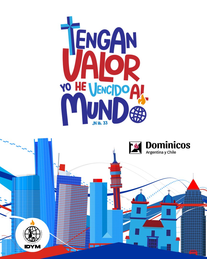 Dominicos_ar's tweet photo. ¡Falta muy poco para el gran encuentro! 🌍✨
📍 ¿Dónde? Santiago de Chile
📅 ¿Cuándo? 9 al 16 de agosto
Acompañanos con tu oración y seguí de cerca todas nuestras publicaciones para no perderte ningún detalle de lo que viviremos. ¡El #IDYM está más vivo que nunca! 💪❤️ https://t.co/d8M3Rm57uR