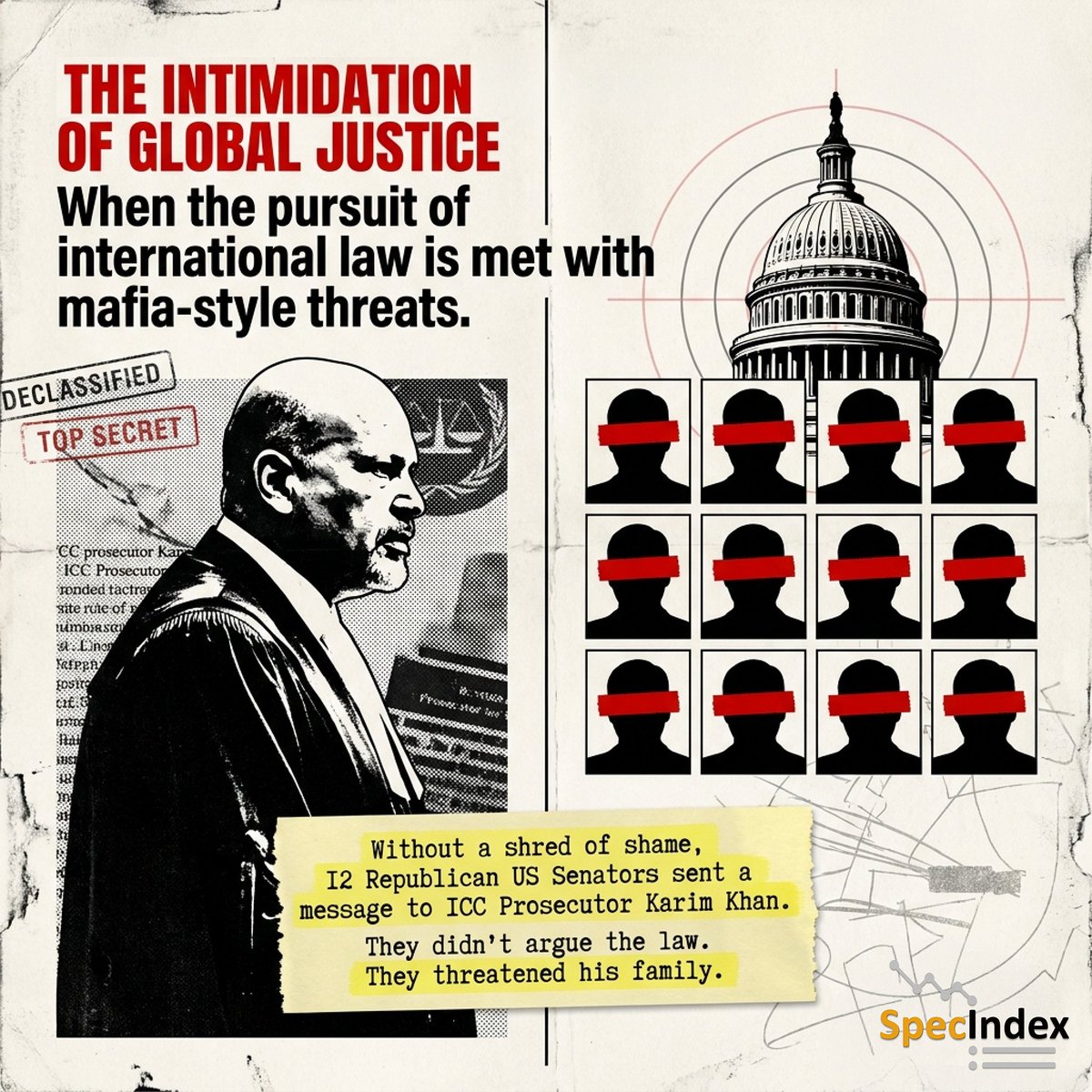 SpecIndex's tweet photo. Targeting the Prosecutor: Mafia-Style Threats in International Law https://t.co/6BAI3m6iRt