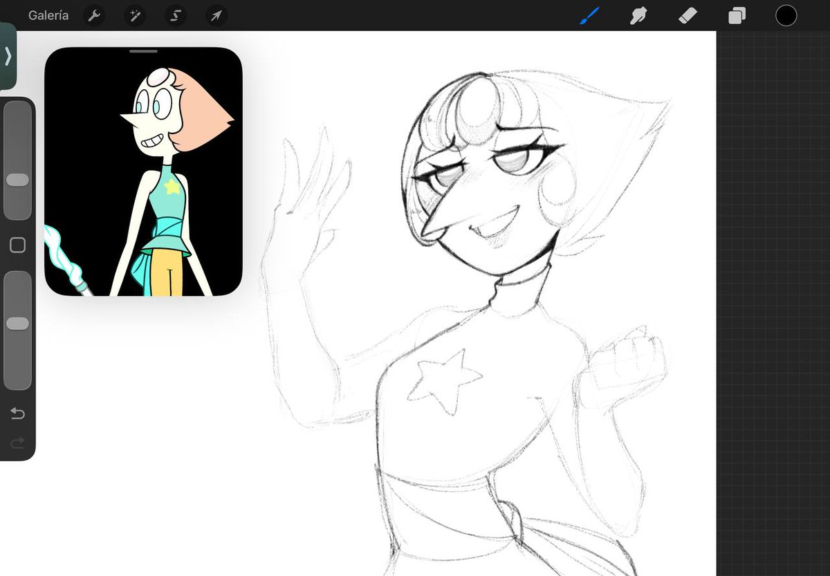 LadyUsagie's tweet photo. She's yapping about Rose 🌹 

#StevenUniversePearl #sutwt #pearl https://t.co/PEIecCHzwj
