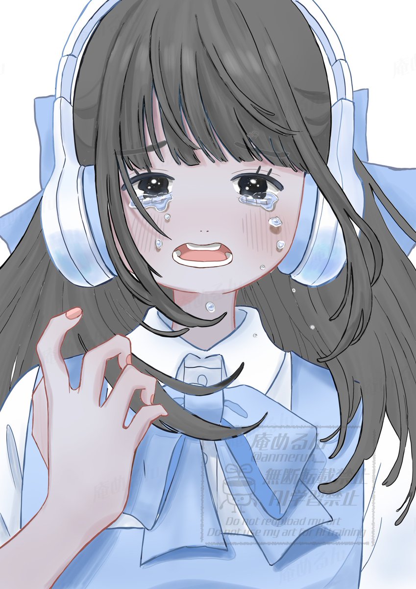 anmerun_'s tweet photo. 黒髪バージョン
＃イラスト　#illustration https://t.co/ra9aPkAhAp