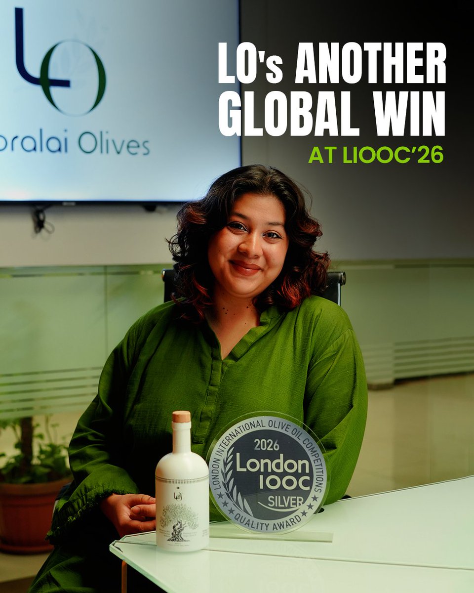 lo_olives's tweet photo. LO's Global Wins. Back to Back. 🇵🇰🏆
Our Award at the London International Olive Oil Competition is more than just another achievement; it is proof of Pakistan's growing place on the global olive oil map.
#global #LO #Pakistani #viral #winner https://t.co/oe9MSvJIrx