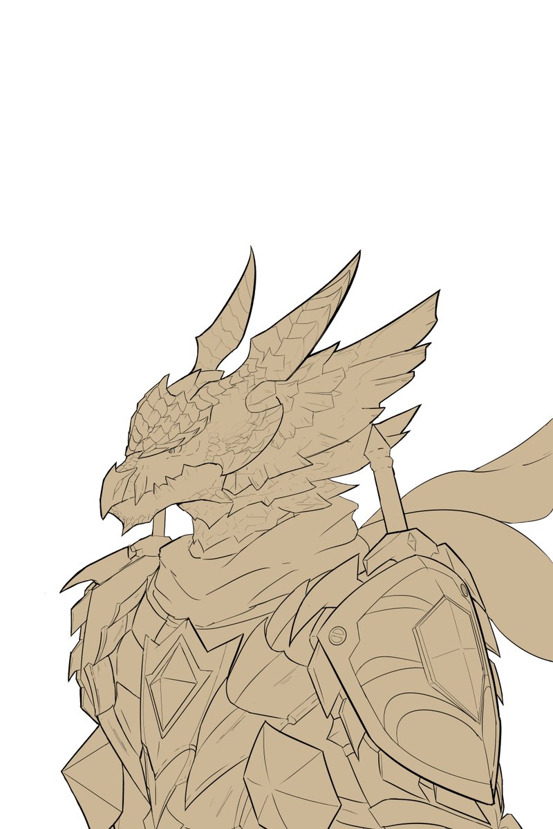 Zekrom4Real's tweet photo. primordial malzeno hunter
也许可能设定成什么龙历院的什么研究员一类的吧，上色什么的之后再说
#MHサンブレイク #malzeno #monsterhunter https://t.co/tKMqPVWp3P