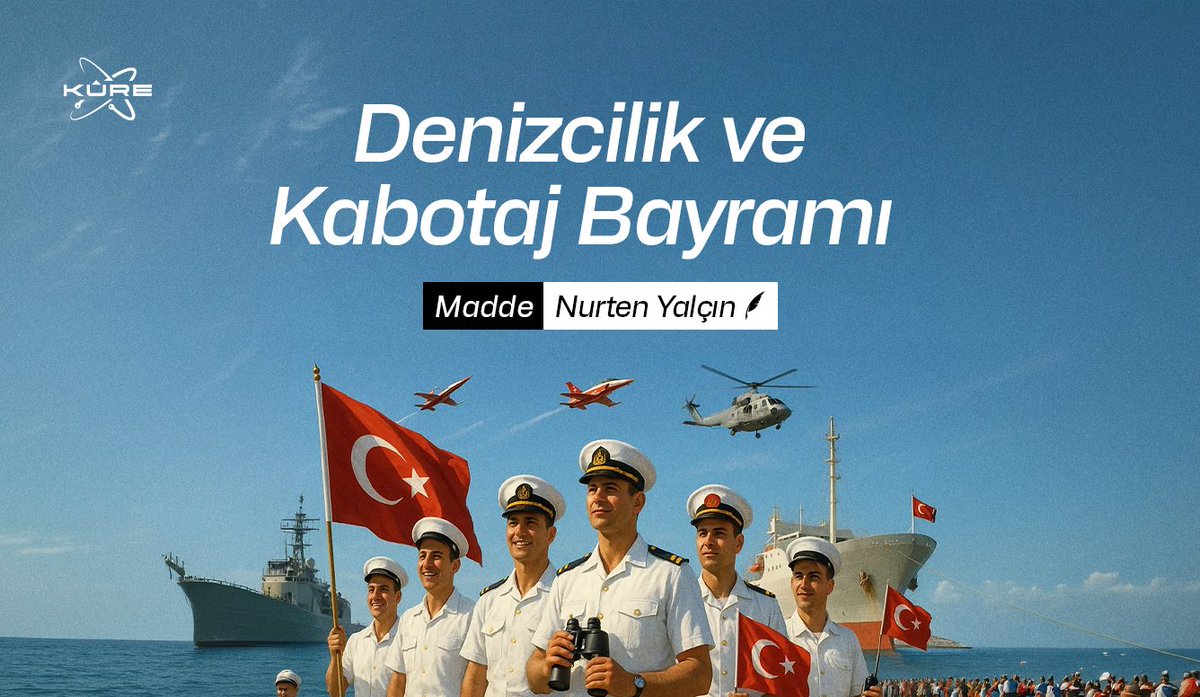 kureansiklopedi's tweet photo. 1 Temmuz, Türkiye'nin denizlerdeki egemenlik hakkının ve ekonomik bağımsızlığının simgesi olan Denizcilik ve Kabotaj Bayramı. 

Madde | Denizcilik ve Kabotaj Bayramı

https://t.co/CRB9gUQ8AU https://t.co/HGXFuSBejk