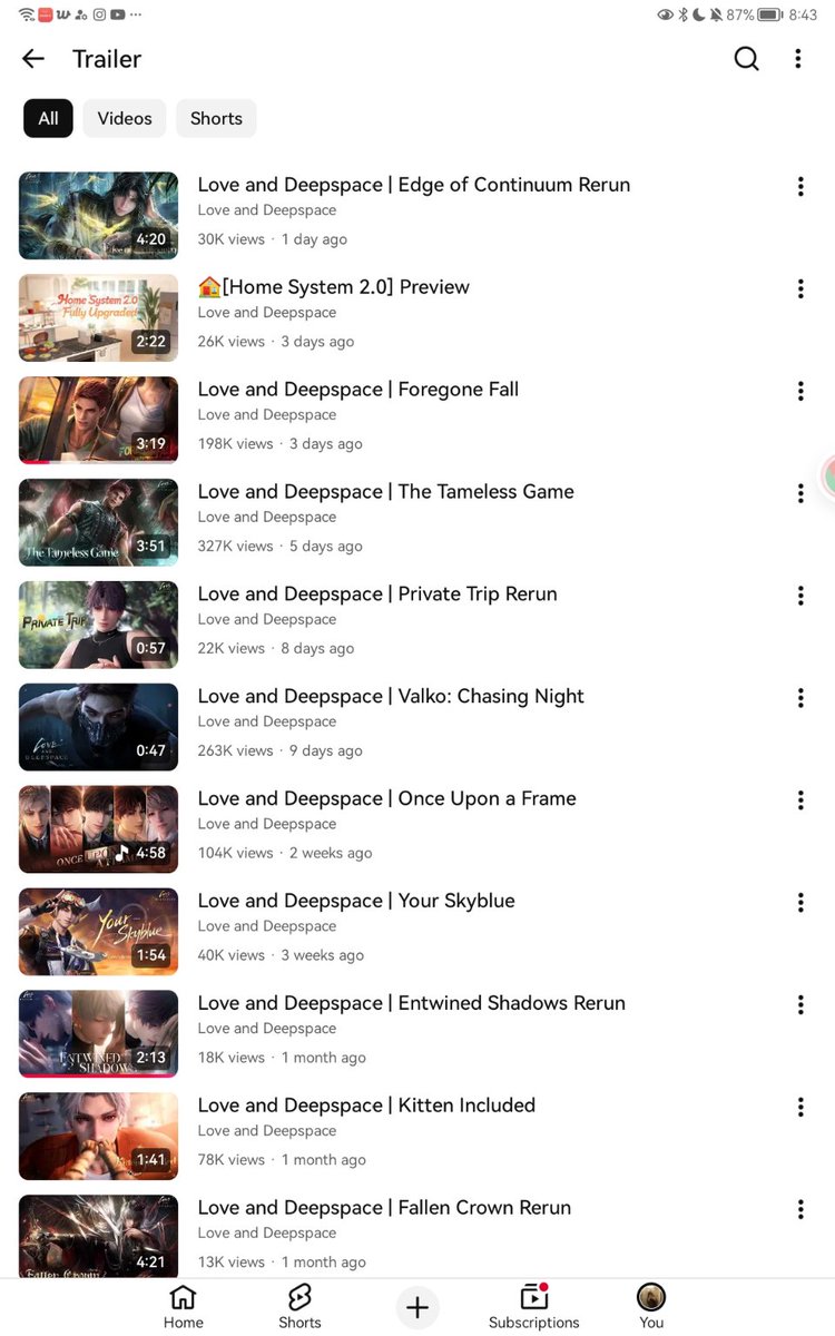 AmandaChrnns's tweet photo. @allemood @Love_Deepspace GOOD NEWS!!
You guys can access them without link through their playlist!🤗🤗

It means... Infold doesn't even archive Valko's contents, they're just HIDING them😇 https://t.co/exLOZbmnCL