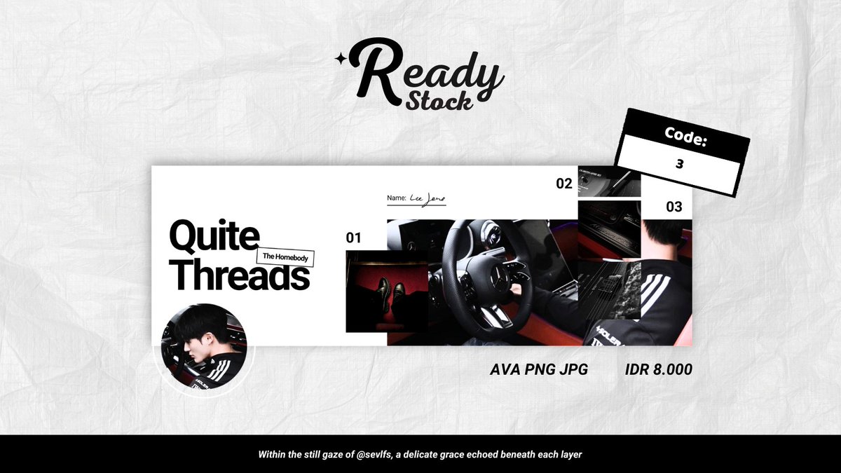 sevlfs's tweet photo. #bealanja

selamat malamm semuaa!  help repost/rt yaaa, thank you🤍         

aku lembali lagi dengan membawa 5 layout ready stock JENO yang siap dibawa pulang melalui dm/tele aku sekarang jugaa! price on pict and payment by QRIS yaa~ https://t.co/ma09LfJUSK